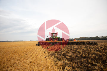 Stubble Being Tilled
